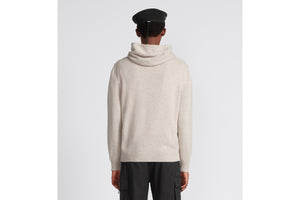 Christian Dior Couture Hooded Sweatshirt • Beige Cashmere Jersey
