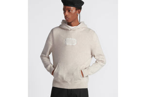 Christian Dior Couture Hooded Sweatshirt • Beige Cashmere Jersey