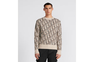 Dior Oblique Sweater • Beige and Brown Wool Jacquard