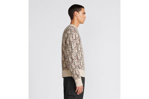 Dior Oblique Sweater • Beige and Brown Wool Jacquard