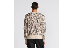 Dior Oblique Sweater • Beige and Brown Wool Jacquard