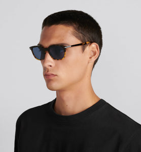 DiorBlackSuit S12I BioAcetate • Gradient Brown Tortoiseshell-Effect Square Sunglasses