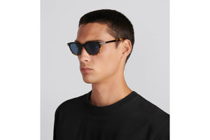 DiorBlackSuit S12I BioAcetate • Gradient Brown Tortoiseshell-Effect Square Sunglasses