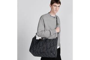 Weekender 40 Bag • Black Maxi Dior Oblique Jacquard