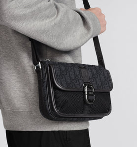 Dior 8 Mini Bag With Strap • Black Dior Oblique Jacquard