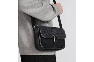 Dior 8 Mini Bag With Strap • Black Dior Oblique Jacquard