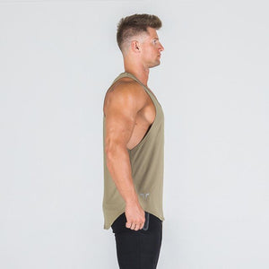 Muscle Stringer - Olive