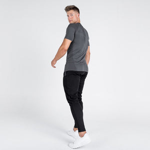 Seamless Spyder Tee - Grey in Half Sleeves