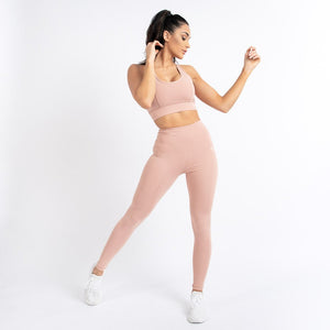 Hera High-Waisted Leggings - Blush