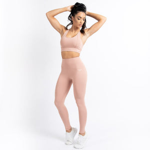 Hera High-Waisted Leggings - Blush