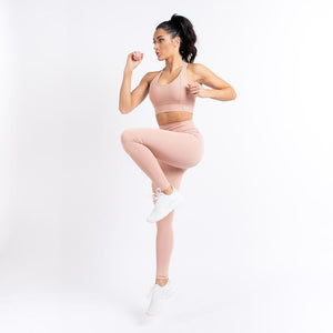 Hera High-Waisted Leggings - Blush