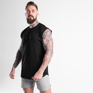 Statement Drop Shoulder Top - Black