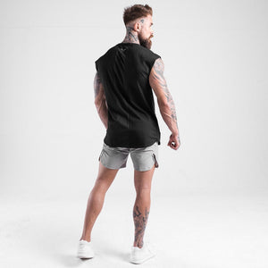 Statement Drop Shoulder Top - Black