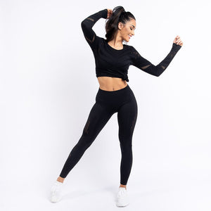 She-Wolf Seamless Tee - Black