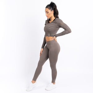 She-Wolf Seamless Tee - Beige