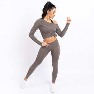 She-Wolf Seamless Tee - Beige