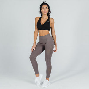 She-Wolf Seamless Leggings - Beige