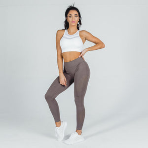 She-Wolf Seamless Leggings - Beige