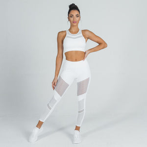 Mesh Bra - White