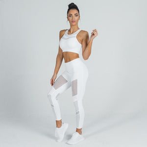 Mesh Bra - White