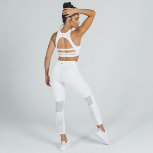 Mesh Bra - White