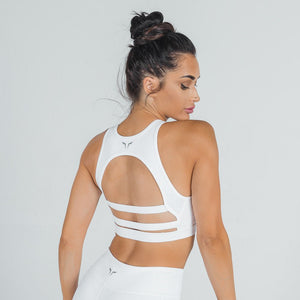 Mesh White Look | Bra + Leggings