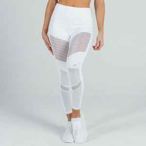 Mesh White Look | Bra + Leggings