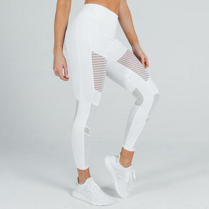 Mesh Leggings - White