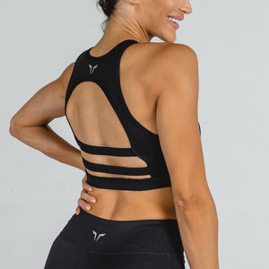 Mesh Black Look | Bra + Leggings