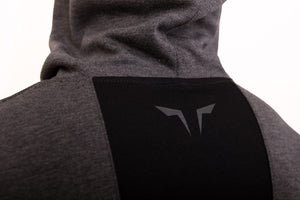 GREY X-ZIPPER HOODIE