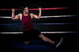 RED WOLF GYM TANK