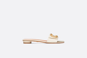 C'est Dior Slide • White Patent Calfskin