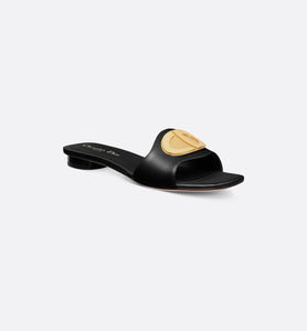 Forever Dior Slide • Black Calfskin