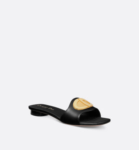 Forever Dior Slide • Black Calfskin