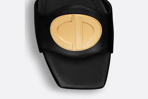 Forever Dior Slide • Black Calfskin