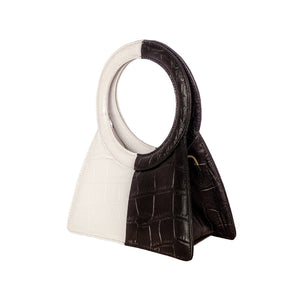 CIRCULAR TOP HANDLE BAG