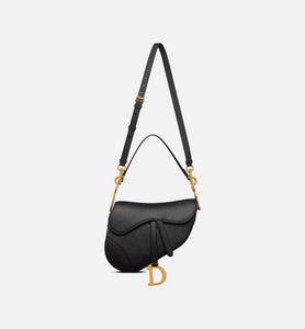 Saddle Bag • Black Grained Calfskin