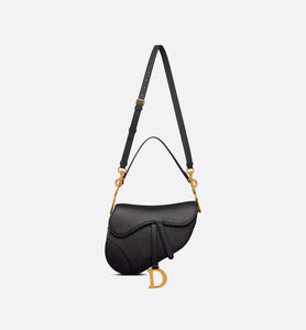 Saddle Bag • Black Grained Calfskin