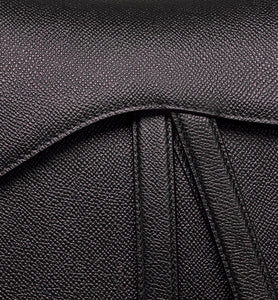 Saddle Bag • Black Grained Calfskin