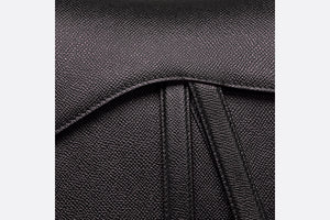 Saddle Bag • Black Grained Calfskin