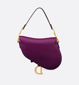 Saddle Bag with Strap • Mulberry Smooth Calfskin