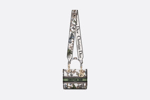 Medium Lady D-Lite Bag • White Multicolor Toile de Jouy Mexico Embroidery