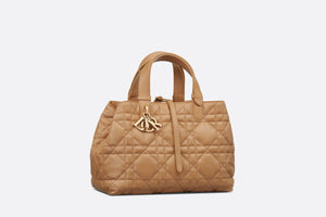 Medium Dior Toujours Bag • Medium Tan Macrocannage Calfskin