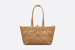 Medium Dior Toujours Bag • Medium Tan Macrocannage Calfskin