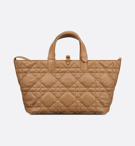 Medium Dior Toujours Bag • Medium Tan Macrocannage Calfskin