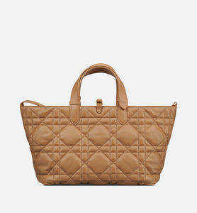 Medium Dior Toujours Bag • Medium Tan Macrocannage Calfskin