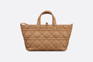 Medium Dior Toujours Bag • Medium Tan Macrocannage Calfskin