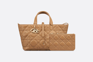 Medium Dior Toujours Bag • Medium Tan Macrocannage Calfskin