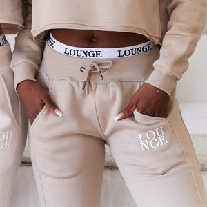 Fitted Joggers - Mink