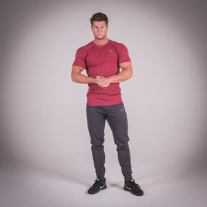 Seamless Dry-Knit Tee - Bali Red in Half Sleeves